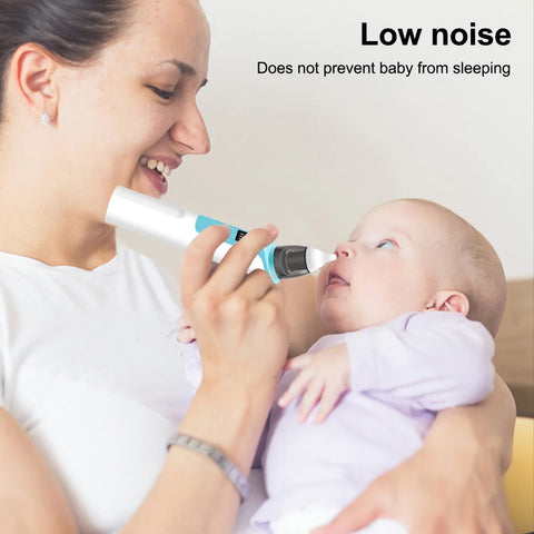 Bebê Recarregável Silicone Nose Cleaner, Sucção Ajustável, Aspirador Nasal Infantil Elétrico, Segurança da Saúde Conveniente Baixo Ruído, Novo