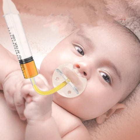 🍼💊 Kit Medidor e Dispensador de Medicamentos para Bebês - Seringa de Alimentação Oral com Dosador de 10ml 🍼👶